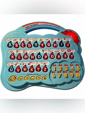 Vintage Scientific Toys Talk N Learn Alpha Bright Interactive Learning Bilingual